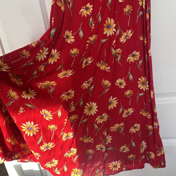 Vintage My Michelle Sunflower Dress - size 3 4 fall - Picture 7 of 7
